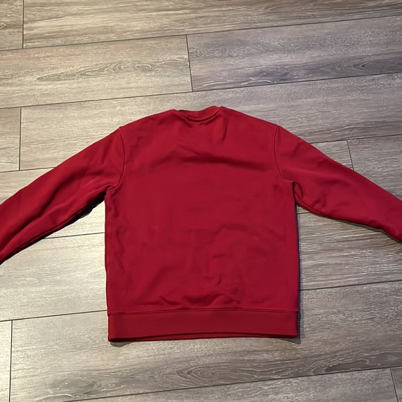 Armani Exchange embroidered red crew sweater - Picture 12 of 15